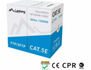 SFTP kabel Cat.5e 305m plný CU LCS5-11CU-0305-S šedý