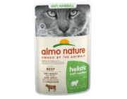 ALMO NATURE Hairball - mokré krmivo pro dospělé kočky - hovězí maso - 70g