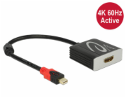 Delock Adaptér mini Displayport 1.2 samec > HDMI samice 4K 60 Hz aktivní