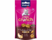 VITAKRAFT Crispy Crunch Turkey with chia - pamlsek pro kočky - 60g