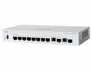 BAZAR - Cisco switch CBS350-8S-E-2G-EU (8xSFP, 2xGbE/SFP combo,fanless) - REFRESH  - rozbaleno