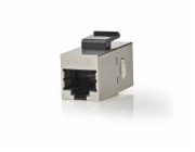 Nedis CTGB90991IY - Telecom Network Splitter | RJ45 Zásuvka | 2x RJ45 Female | Poniklované | Slonová Kost | PVC | Box