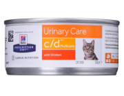 HILL S PRESCRIPTION DIET Feline c/d Multicare Mokré krmivo pro kočky Kuřecí maso 156 g