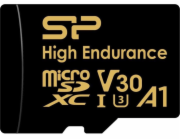 SILICON POWER MICROSDXC HIGH ENDURANCE 128GB V30 + ADAPTÉR