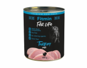 FITMIN for Life Krůtí paštika - Mokré krmivo pro psy - 800 g