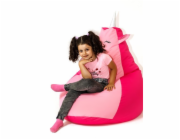 Sako taška pouf Unicorn růžovo-světle růžová L 105 x 80 cm