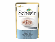 SCHESIR in jelly Tuna with hake - mokré krmivo pro kočky - 85 g