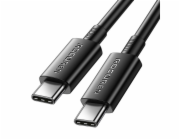 Rychlonabíjecí kabel Rocoren USB-C na USB-C Simples Series 100W, 1 m (černý)