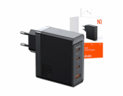 Nástěnná nabíječka McDodo GAN 3xUSB-C + USB, 100 W (černá)