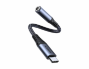 Audio adaptér Joyroom SY-C01 Type-C na 3,5 mm (černý)