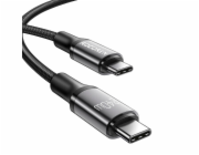 Rychlonabíjecí kabel Rocoren USB-C na USB-C Retro Series 1m 240W (šedý)