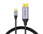 Kabel Lention USB-C na DisplayPort 8K60Hz, 1,7 m (černý)