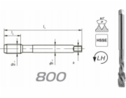 Fanar THREAD M12 DIN-376C L40 LH (6H) HSSE 800