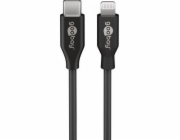 goobay kabel adaptéru USB 2.0, zástrčka USB-C > zástrčka Lightning