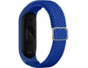 Beline Mi Band 5/6 Textilní pásek modro/modrý