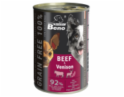 SUPER BENO Beef with venison - mokré krmivo pro psy - 415g