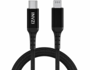 INVZI Kabel USB-C na Lightning, MFi, 2 m (černý)