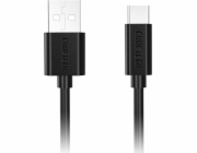 Extension cable Choetech AC0003 USB-A 2m (black)