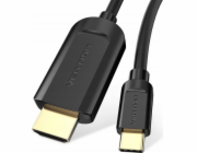 Cable USB-C to HDMI 1.4 Vention CGUBG 4K 30Hz 1,5m (black)