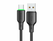 USB to USB-C Cable Mcdodo CA-4751 with LED light 1.2m (black)