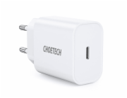 Síťová nabíječka Choetech Q5004 EU USB-C, 20 W (bílá)