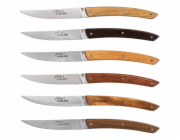 Jean Dubost Laguiole 6 pcs. Knife Set, Mixed Wood