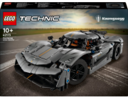 LEGO 42173 Technic Koenigsegg Jesko Absolut supersportovní auto v šedé barvě, stavebnice