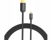 HDMI-D Male to HDMI-A Male Cable Vention AGIBF 1m, 4K 60Hz (Black)