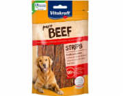 VITAKRAFT Pure Beef Strips - pamlsek pro psa - 80 g