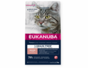 EUKANUBA Grain Free Senior Salmon - suché krmivo pro kočky - 2kg