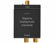 NEDIS digitální audio převodník/ vstup 1x digitální RCA / 1x TosLink/ výstup 1x (2x RCA) / 1x 3,5 mm / černý