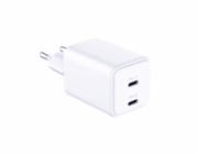 3mk Hyper Charger PD 45W+USB Cable C to C White