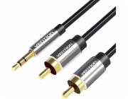 Cable Audio 3.5mm to 2x RCA Vention BCFBI 3m Black