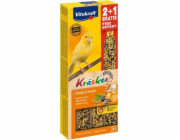 VITAKRAFT Kräcker Honey and sesame - pamlsky pro kanárky - 2 + 1