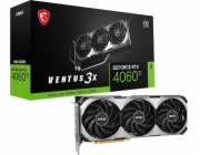 MSI VENTUS GeForce RTX 4060 Ti 3X E 8G OC NVIDIA 8 GB GDDR6