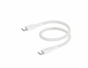 Belkin BOOST CHARGE braided Cab. USB-C/USB-C 15cm wh.CAB004BT0MWM