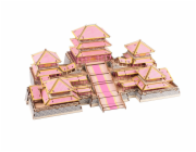 Woodcraft Dřevěné 3D puzzle Epang palace