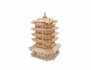 Woodcraft Dřevěné 3D puzzle Yellow Crane Tower