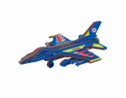 Woodcraft Dřevěné 3D puzzle Bojové letadlo F16