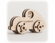 CuteWood Dřevěné 3D puzzle Auto