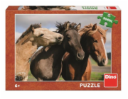 Dino Puzzle Barevní koně 300 XL dílků