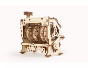 Ugears 3D dřevěné mechanické puzzle STEM klikací počítadlo