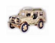 Woodcraft Dřevěné 3D puzzle Jeep