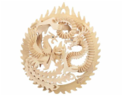 Woodcraft Dřevěné 3D puzzle Fénix a drak