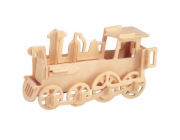 Woodcraft Dřevěné 3D puzzle Lokomotiva malá