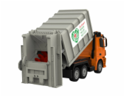 Remote control RC garbage truck 1:26 Double Eagle ( orange) Mercedes-Benz Antos E676-003