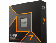 CPU AMD RYZEN 7 9700X, 8-core, 3.8GHz, 40MB cache, 65W, AMD Radeon Graphics, socket AM5, BOX, bez chladiče