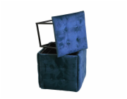 Puff-transformer 5in1 - 5 stools in 1 pouffe navy blue velvet