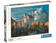 Clementoni - Puzzle 500 Hrad Neuschwanstein