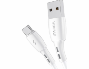 Kabel USB-C VFAN Racing X05, 3A, 2 m (bílý)